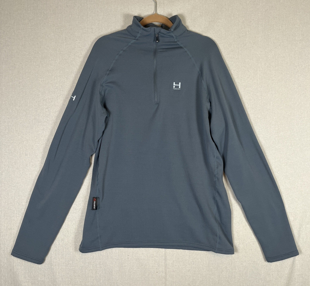 HIMALI Men’s Mindset Polartec Fleece 1/4 Zip Pullover Size XL Blue Technical EUC